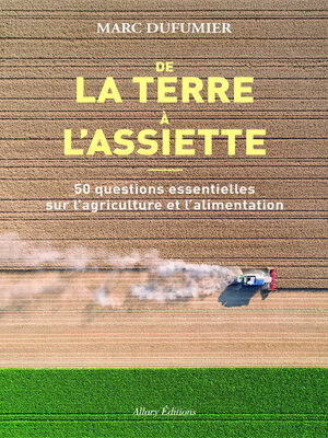 cover image of De la terre à l'assiette